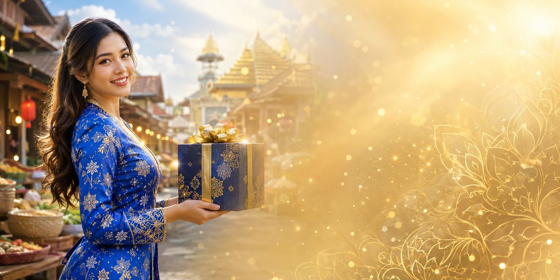 Wanita berbaju kurung di Kota Bharu mendaftar akaun loteri dalam talian
